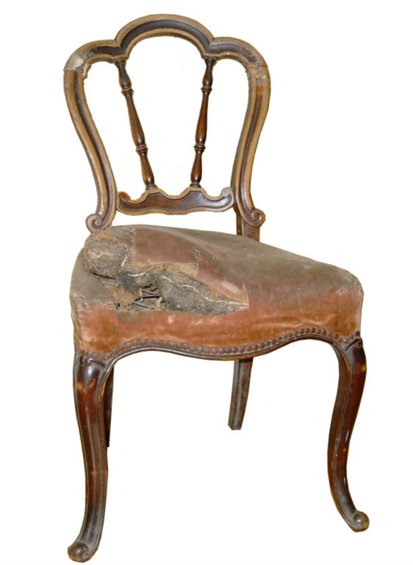 修理前の椅子（洋家具）